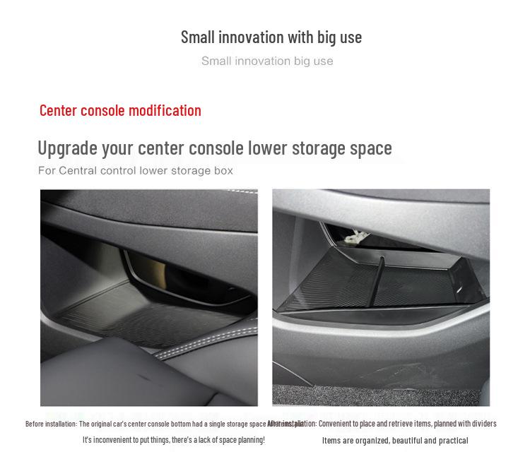 23-25 Lynk&Co 03 Lower Center Console Storage Box - Car Interior Modification Accessory