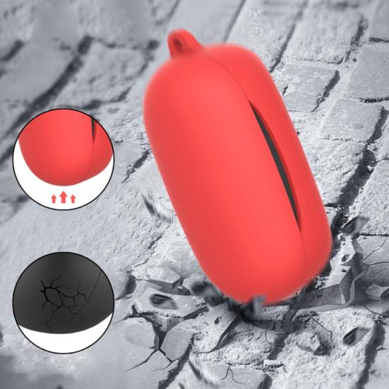 Earphones Case Solid Anti-drop Silicone Earphones Protective Case for Sony WF-XB700