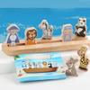 Noahs Ark Wooden Block Set For Early Childhood Cognitive Development