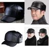 Classic And Timeless Men's Winter Warmth Ear Flap Hat Durable Cotton Baseball Hat