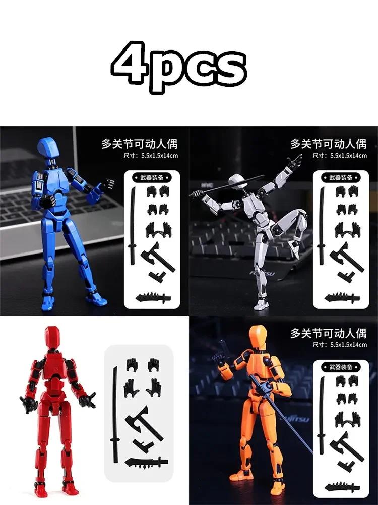 2/3/9PCS-Lucky Puppets 13 Doll,Multiple Styling Combinations Robot Model,Cheap Holiday Gift,Cool Robot Doll Desktop Decoration