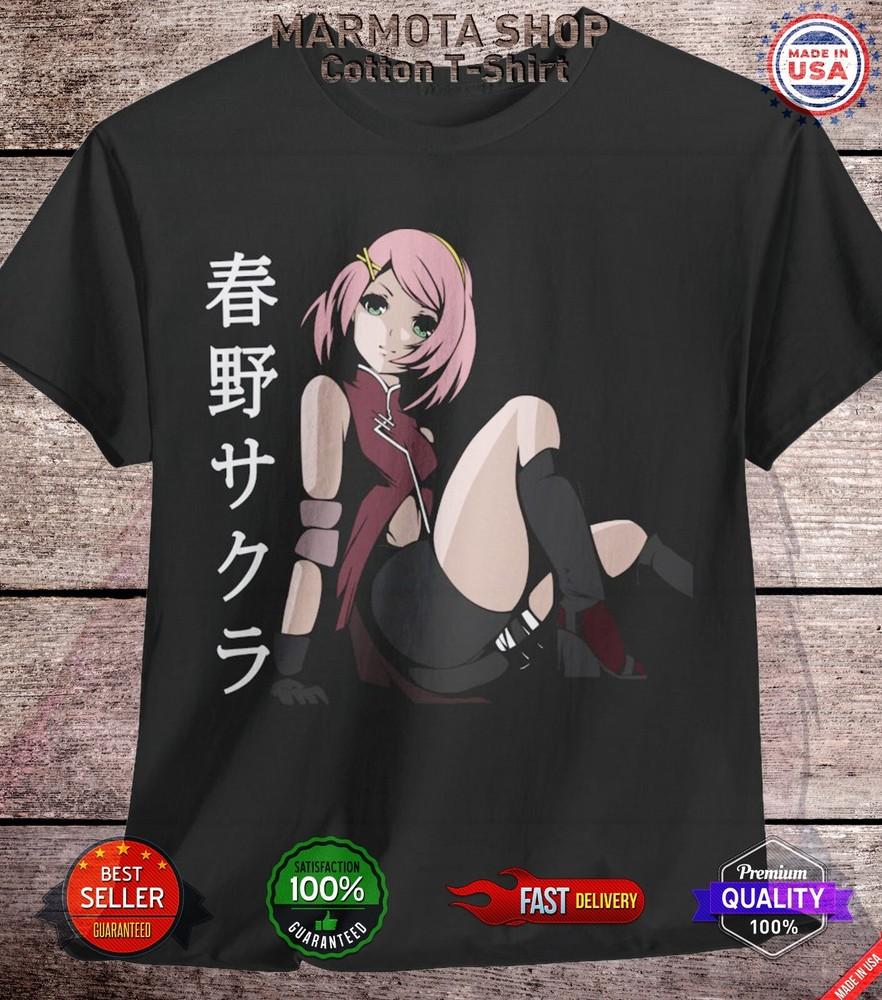 

Sakura Shirt Naruto Shippuden Sakura Kakashi Anime Unisex Tee T-Shirt All Size 3XL
