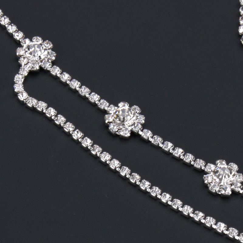 Elegant Rhinestone Forehead Jewelry: Bohemian Bridal Hair Accessories & Versatile Korean-Style Headdress Hairband (2022 Popular).