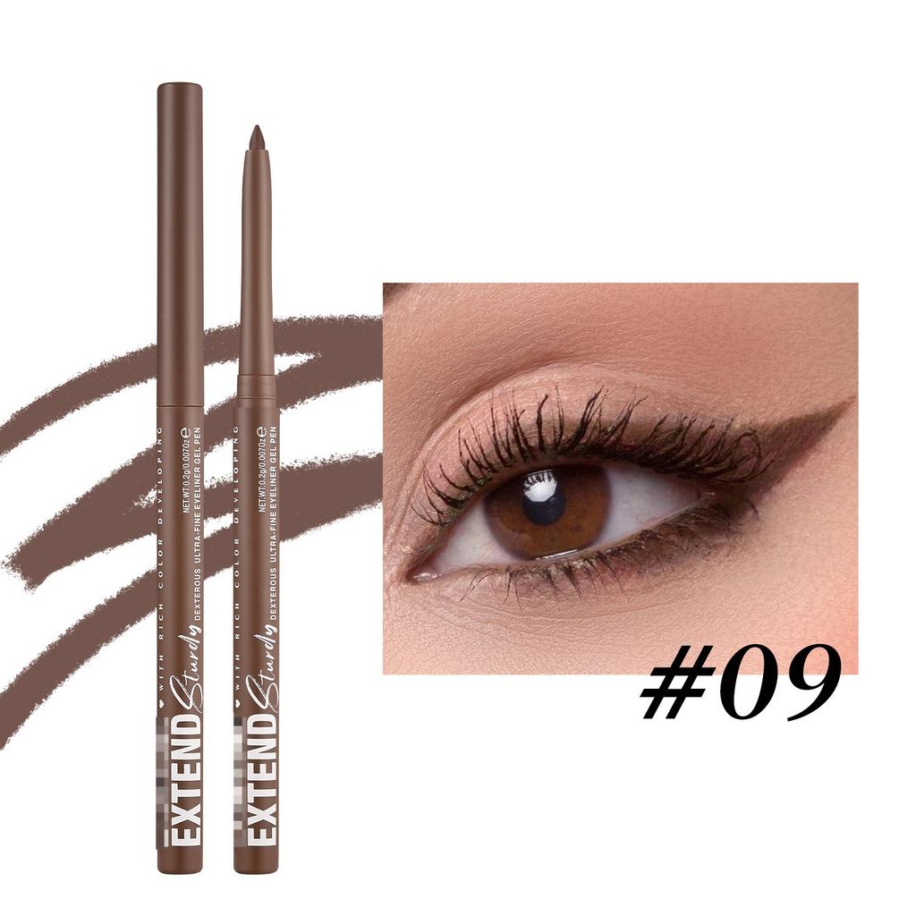 The New Type of Makeup Eyeliner Is Waterproof  Long-lasting and Does Not Smudge  It Features An Automatic Rotating Eyeliner