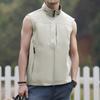 Men's Windproof Lightweight Golf Vest Outerwear With Pockets, Softshell Sleeveless Jacket For Running Hiking Sports