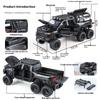 1/32 Scale Dodge Tyrannosaurus RAM 1500 TRX 6X6 Pickup Truck Alloy Car Model Diecast Collection Hobbies Simulation Birthday Gifts Boy