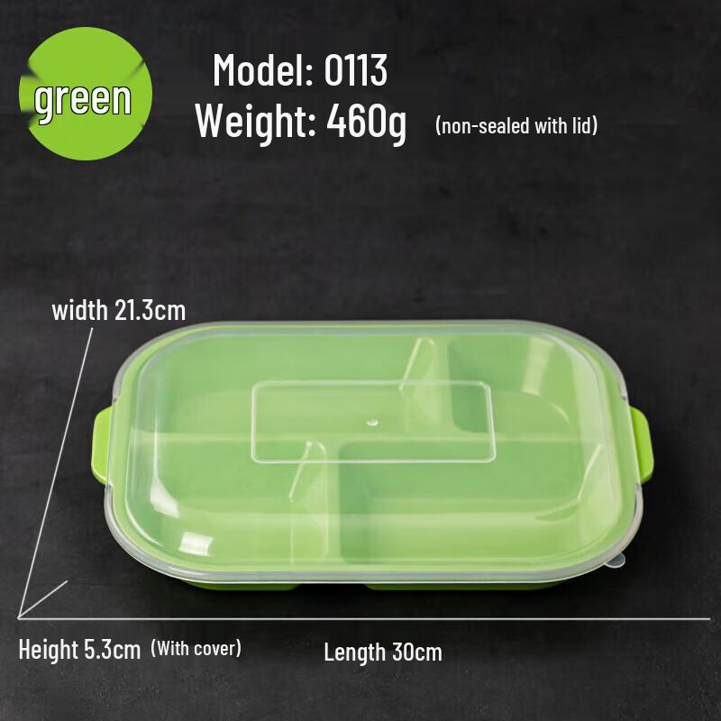 

Yishuxiang Four-Compartment Melamine Meal Tray with Lid