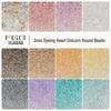 FGB Multicolor 3mm Dyed Core Unicorn Glass Seed Beads for DIY Jewelry and Bracelets