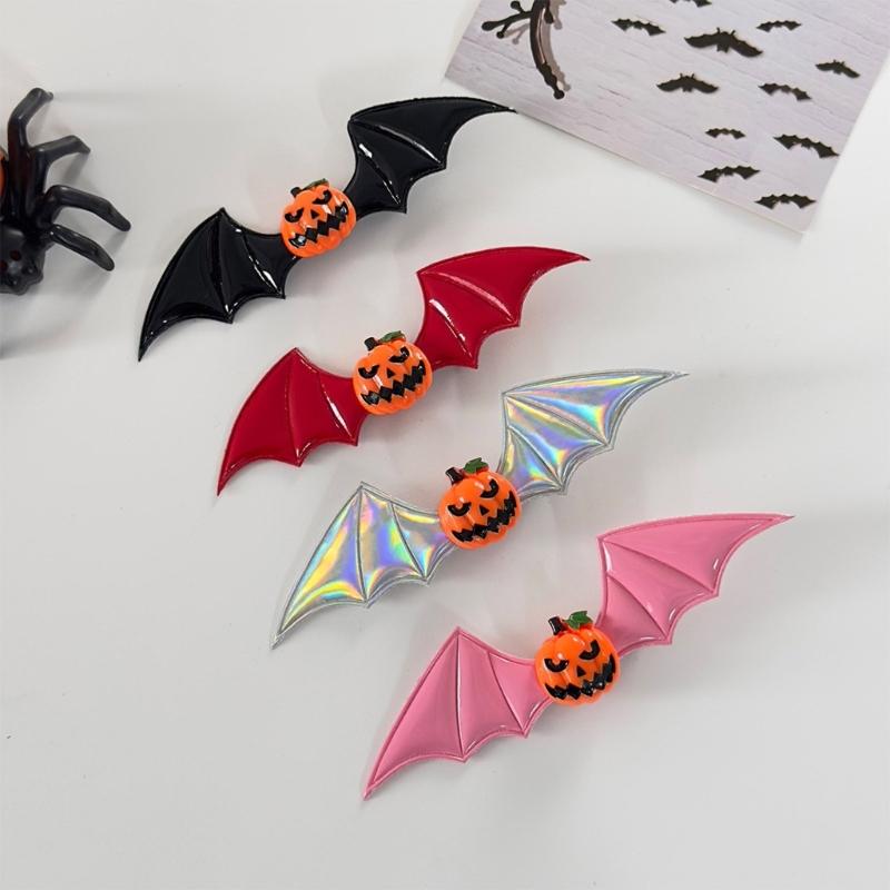 1PC Friendly Bat Shaped Hairpin For Gothic Fashion Dark Theme Parties Comfortable Costume Accessories