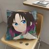 1pc Elma Miss Kobayashi's Dragon Maid Pillow Case Fashion Square Pillowcase Bedroom Sofa Room Ins Decoration Leisure