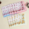 3-Pack Women 43cm Bridal Souvenirs Square Towel Handkerchief Wipe Sweat Pure Cotton Absorbent Printed Floral Placemats