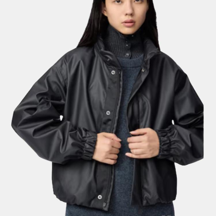 Uniqlo U Series FW25 Solid Color Short Zip Jacket Unisex Jackets 480062-09
