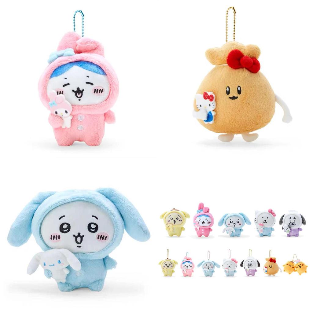 Adorable And Soft Sanrio Plush Toy Collection Featuring Cinnamoroll And Pompompurin