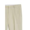 Boss Cotton Blend Formal Pants Beige Open 50567905286