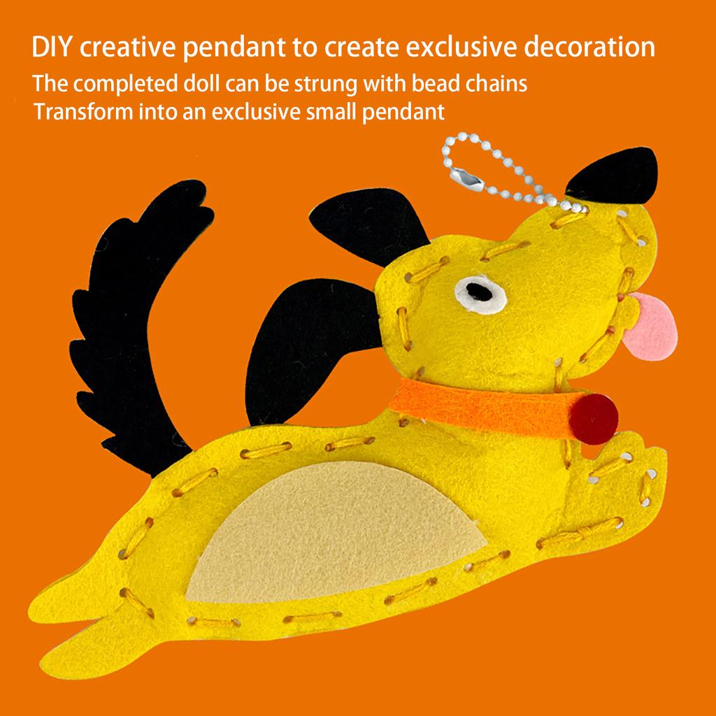 Diy Pendant Material Package, Children'S Sewing And Creative Handmade Doll Decoration Toy Set