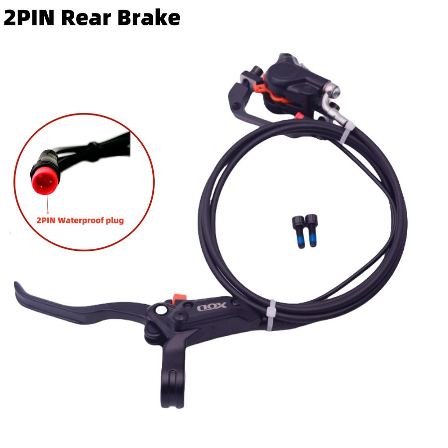 XOD Ebike Bicicletă Frână Disc Hidraulică Schimbător cu control al puterii electrice Frână disc hidraulică de bicicletă Mufă SM / 2PIN