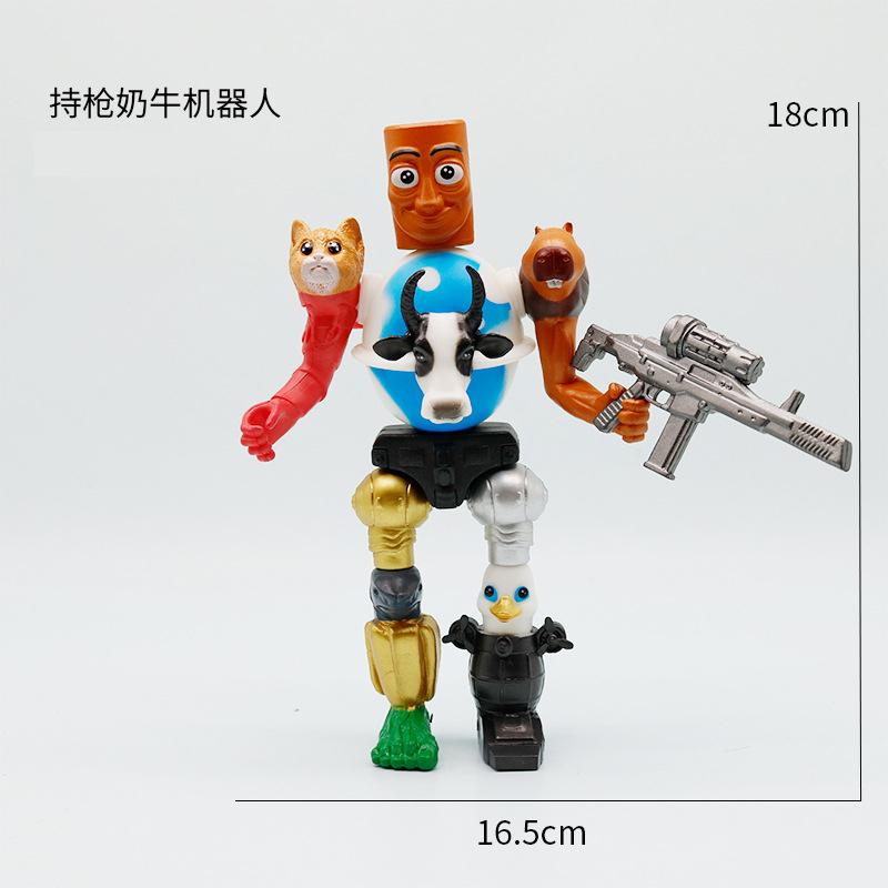 Tung Tung Sahur Action Figure Toy Tralalero TralalaLiriLi LarllaBoneca Ambalam Figure Toys Figurines Desktop Ornament