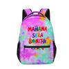 Classic Novelty Manana Sera BonitoI Student Bookbag Notebook Backpacks 3D Print Oxford Waterproof Boys/Girls Travel Backpacks
