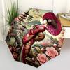 1pc Geisha Blossoms Automatic Open/Close Umbrella, Windproof, Folding Compact Umbrella with Lightweight Design for Women/Men037
