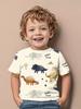 Funny Children's T-Shirts Dinosaur Pattern 3D Print Casual Cartoon Short Sleeved T-Shirts Outdoors Cute T-Shirts for Children