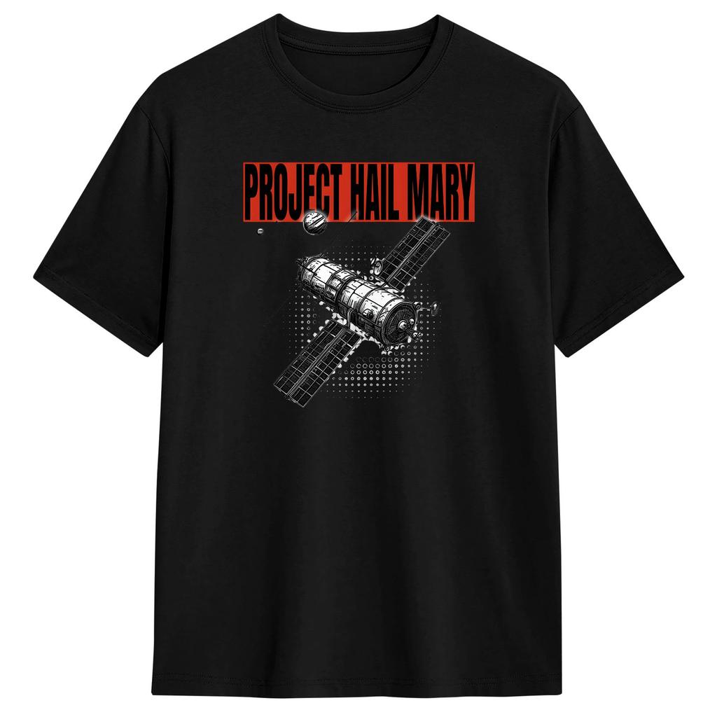 Amaze Amaze Project Hail Mary Cotton T Shirt For Unisexs Beach Streetwear Tshirts Fashion Tees Plus Size Wholesale Tops