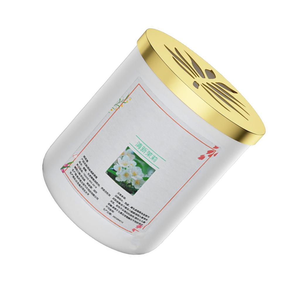 Car Air Freshener Balm Long Lasting Scent Odor Removal Relieve Stress Aromatherapy Balm for Home Office Jasmine 9658D