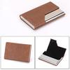 Creative Holder Metal Leather Box Cover Credit Business Multi Card Case Wallet