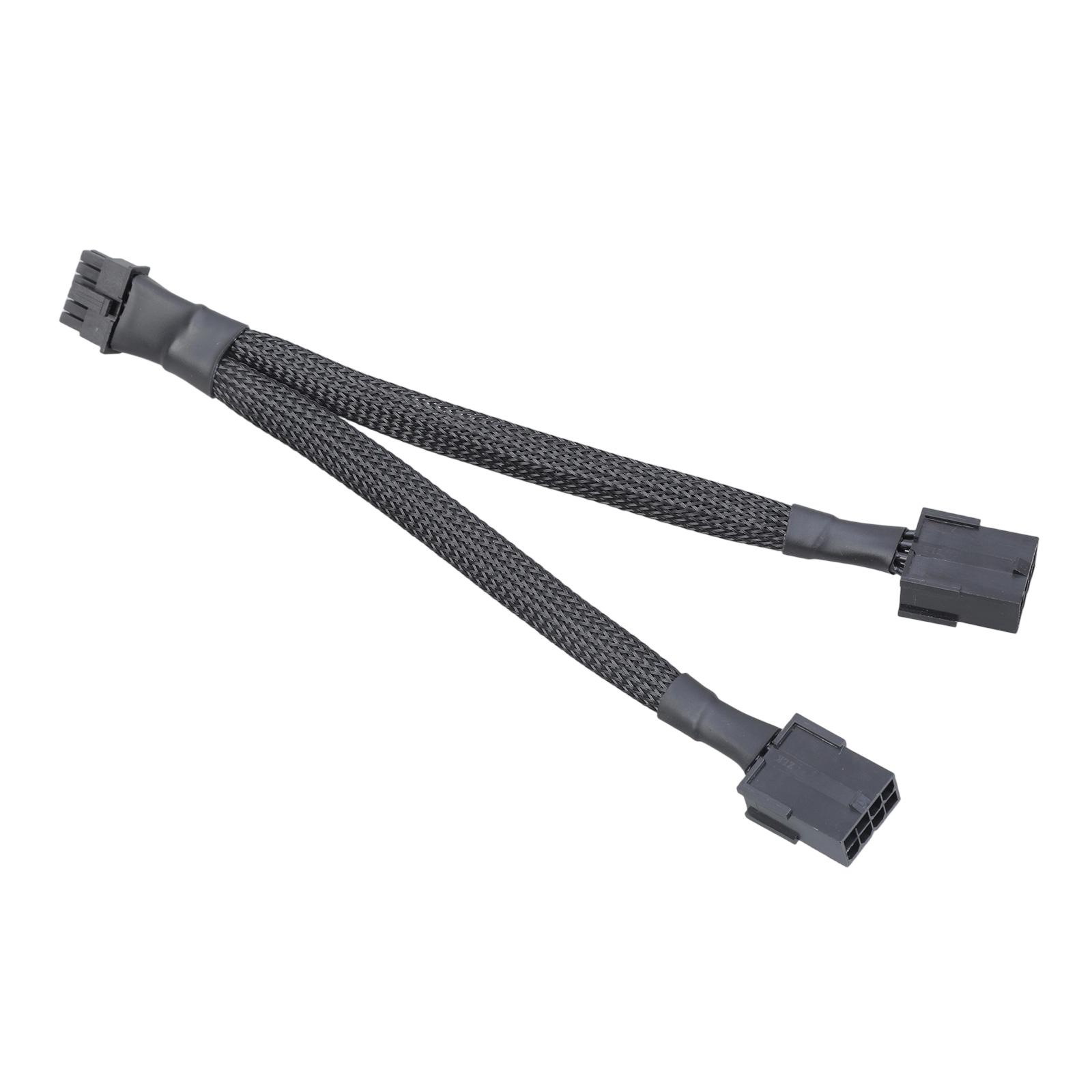 

20см Кабель-адаптер питания с двойного 8-контактного на 12+4-контактный для видеокарт RTX 40-й серии 12VHPWR Подключение к материнской плате Безопасное питание