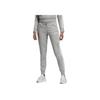 Adidas Essentials 3-Stripes Joggers Letter Print Drawstring Cuffed Casual Pants Women Joggers Gray EI0710