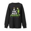 Crewneck Sweatshirt For Women Fall Graphic Sweatshirts Vacation Long Sleeve Drop Shoulder Pullover