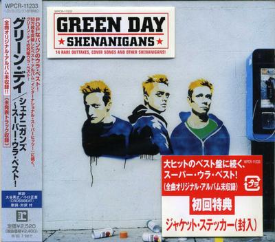 Płyta CD - Shenanigans WPCR11233 WEA Japonia, Repr 2002 Japonia Rock Używana
