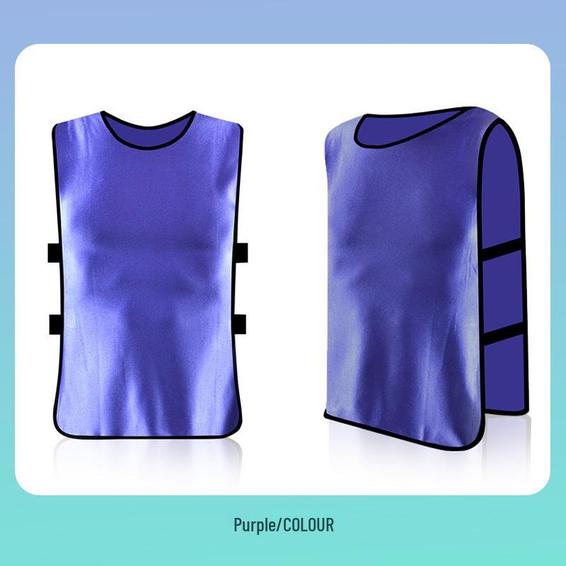 Customizable Team Football Vest: Numbered Training & School Exercise Uniform