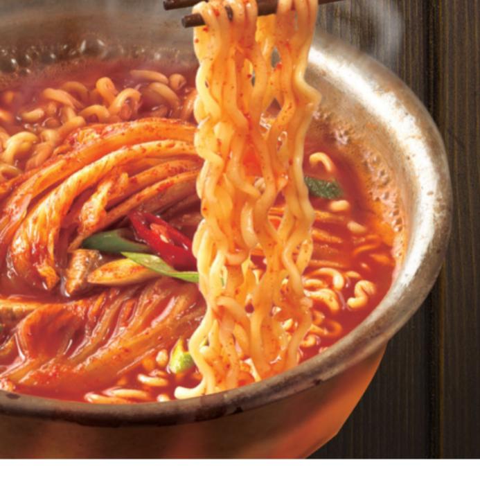 Harim Yangpoong Kimchi Jjigae Ramen 112g (4 Packs) – Spicy Korean Kimchi Stew Noodles