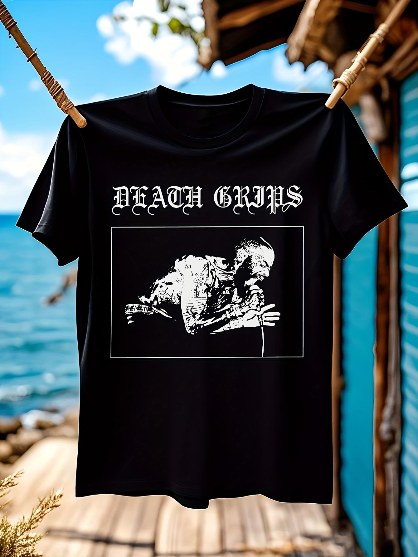 Death Grips Metal Band Graphic Tshirt Graphic Tshirt - Bl... M