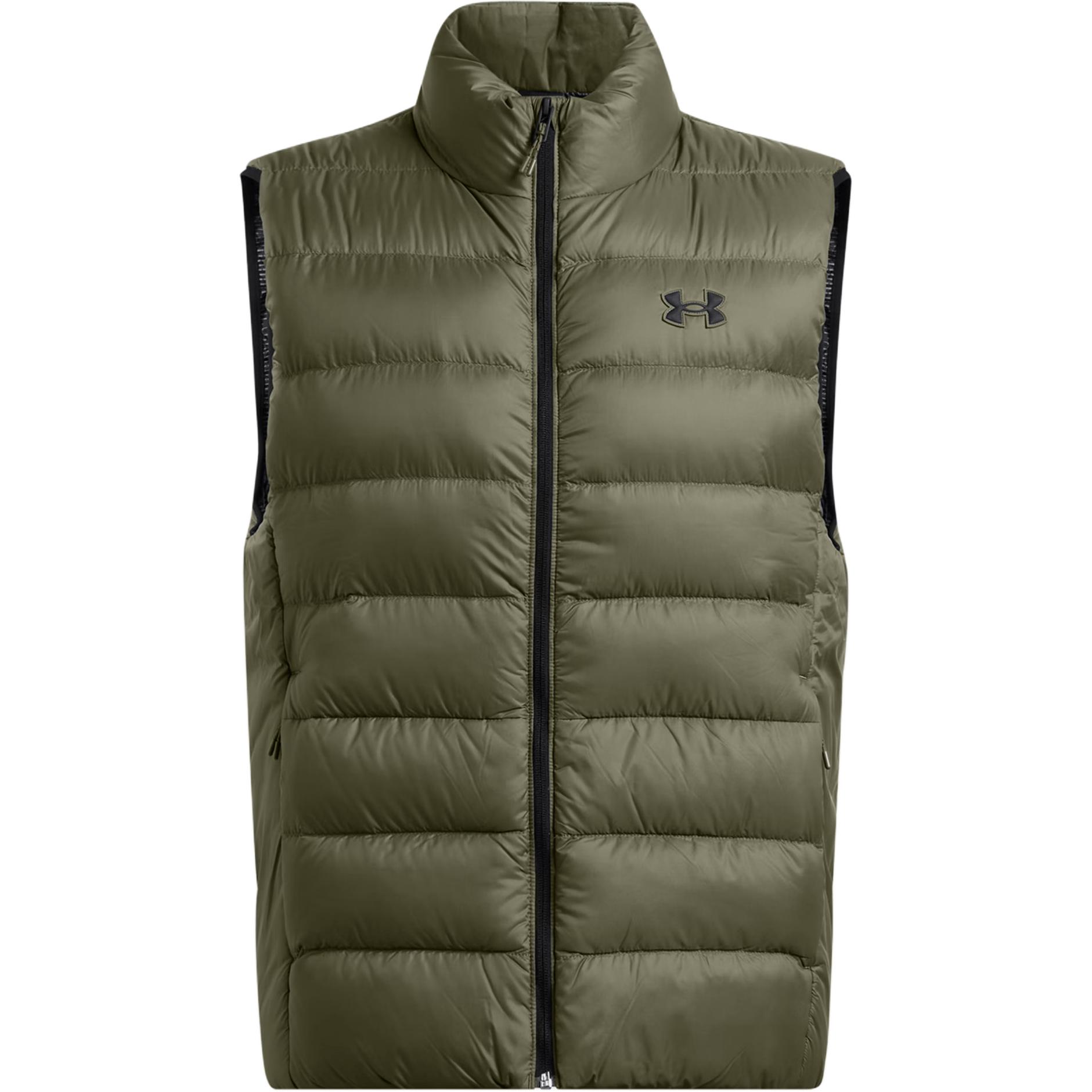 

Under Armour FW24 Legend Logo Comfortable Waterproof Warm Vest Men vest Green 1385838-390 XL