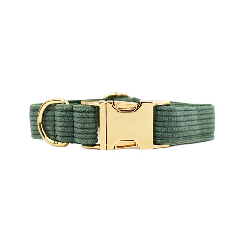 Corduroy Stripe Series Custom Dog Collar - New Style Pet Neckwear