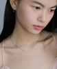 Merrymotive Simple Clear Glass Point Necklace