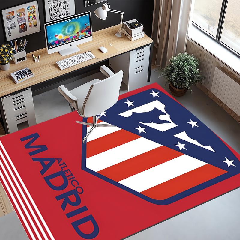 Football Club Pattern Rug, Indoor/Outdoor Mat, for Picnic, Gameroom, Bedroom, Office, Living Room, Home Decor Carpet, Birthday Gift