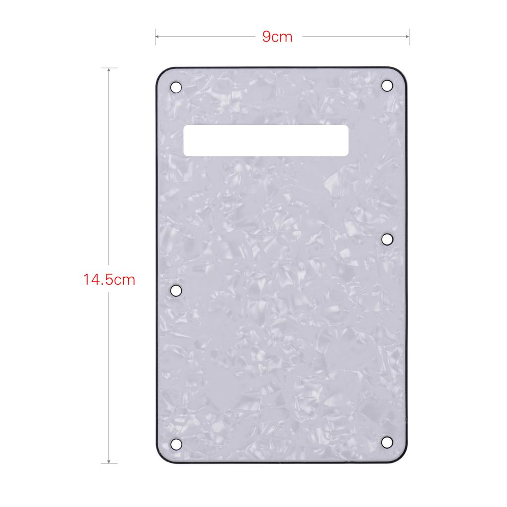 3-Ply Guitar Backplate Guitar Tremolo Back Cover Replacement for ST Electric Guitar
