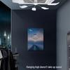 Ceiling-Mounted Universal Air Conditioner Deflector Fan - Anti-Direct Blowing, No Installation Required