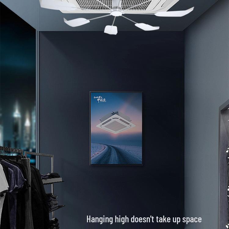 Ceiling-Mounted Universal Air Conditioner Deflector Fan - Anti-Direct Blowing, No Installation Required