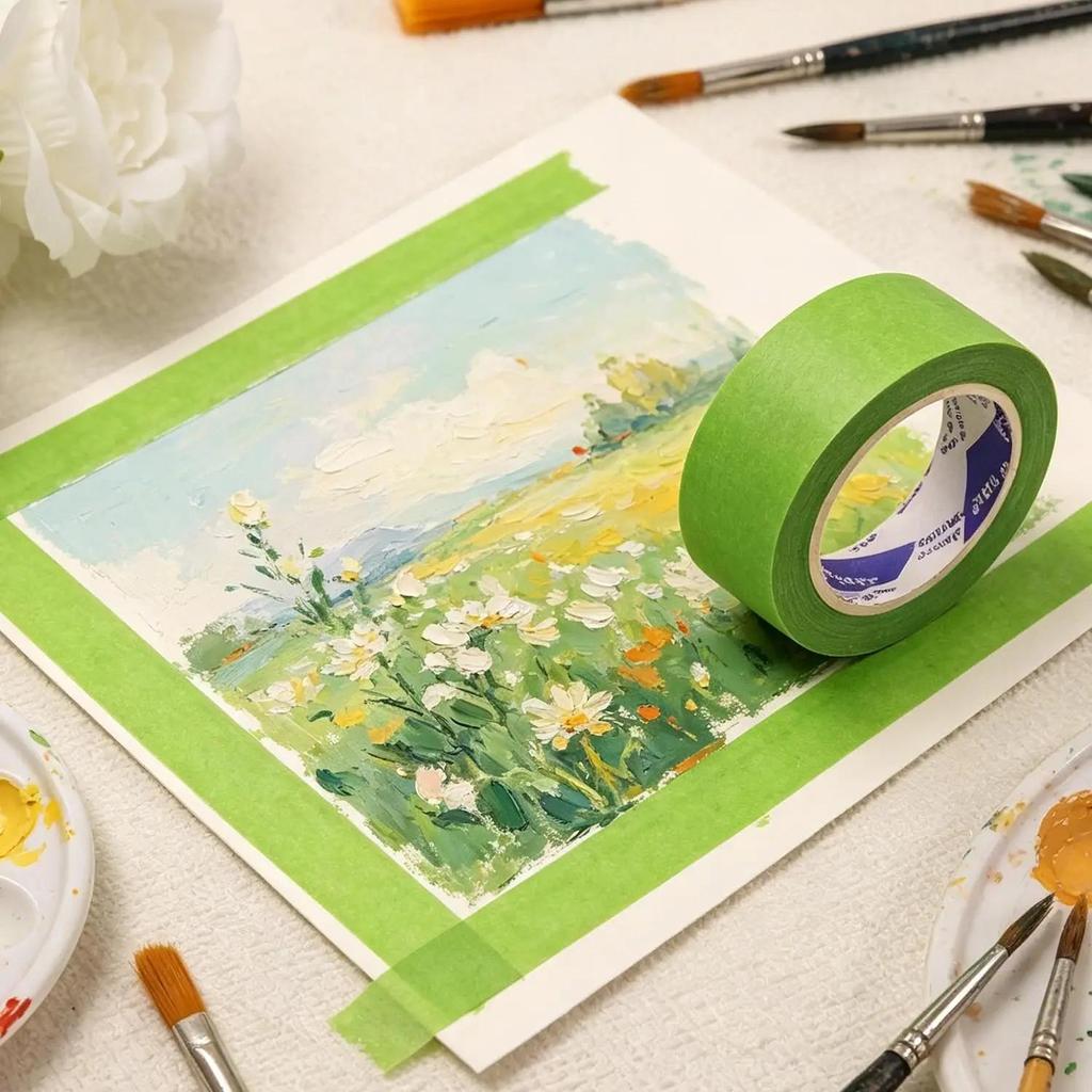 1/5Rolls Paint Masking Tapes Writable Surface Easy Tear For Home Office School Art Crafts Decoration Car Detailing PaintingPinstriping Tape 3