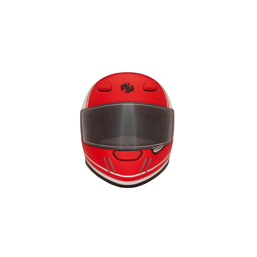 ZEALOT Blade Runner Full Face Graphic Matte Size Helmet, Euro, Red, XXL, 63-64cm, BRJ0018/XXL