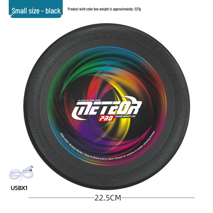 

Детская светящаяся пластиковая игрушка фрисби-бумеранг для игр на открытом воздухе между родителями и детьми