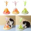 Cats Feather Toy Roll Track Cats Tower Toy Interaction Cats Toy Indoor Toy Boredom Cats Stress Toy