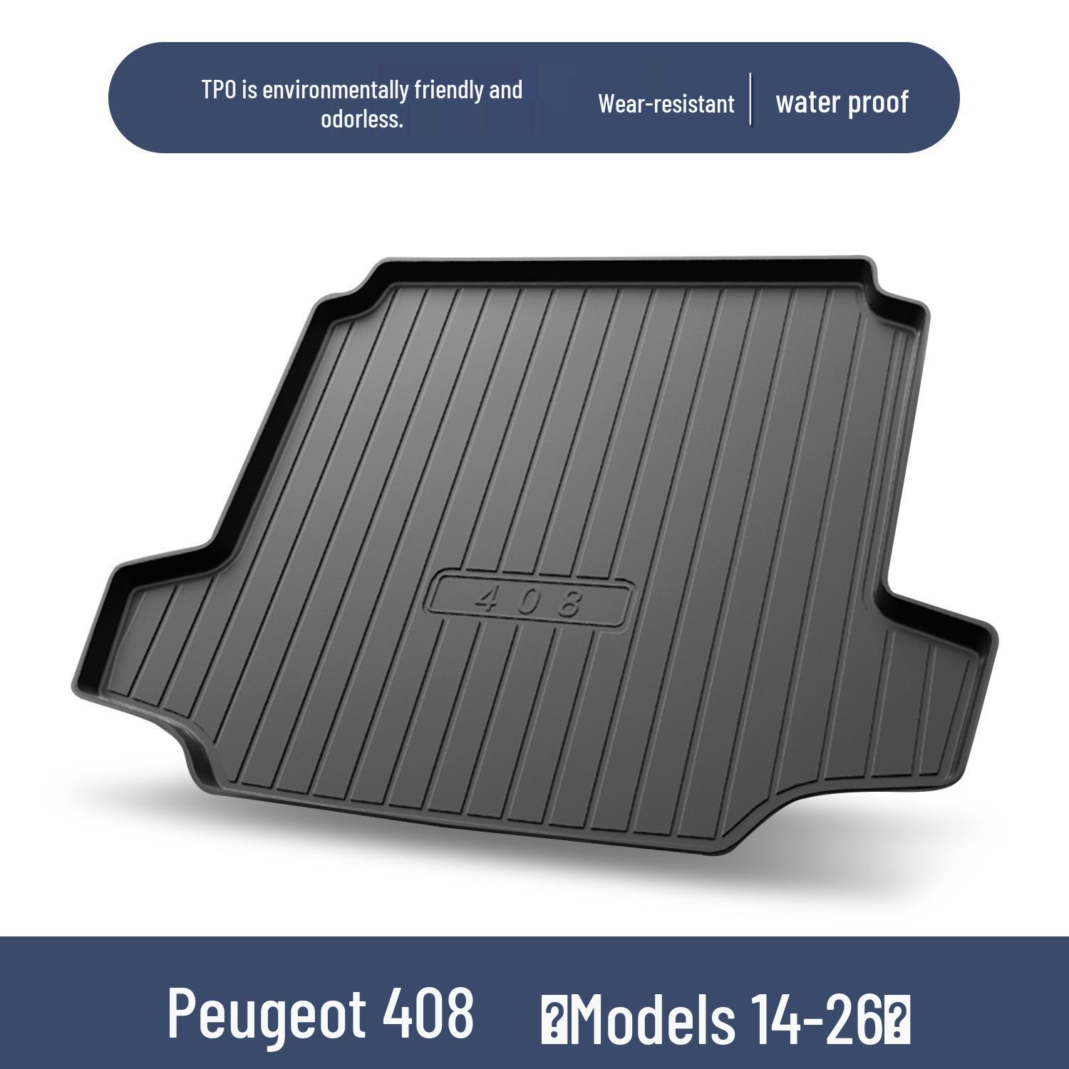 

Peugeot New 408 Trunk Mat Interior Accessories 100*90 cm