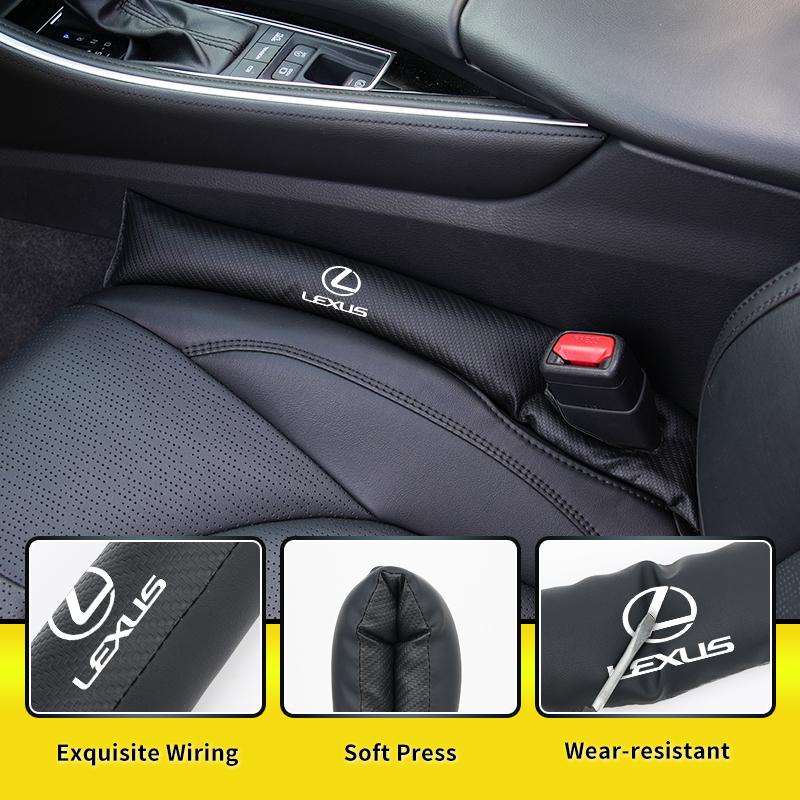 BJYL6 Interior Stickers Car Seat Gap Filler Gap Plug Strip Leak-Proof Strip Auto Interior Accessories For Lexus CT ES GS NX IS250 CT20