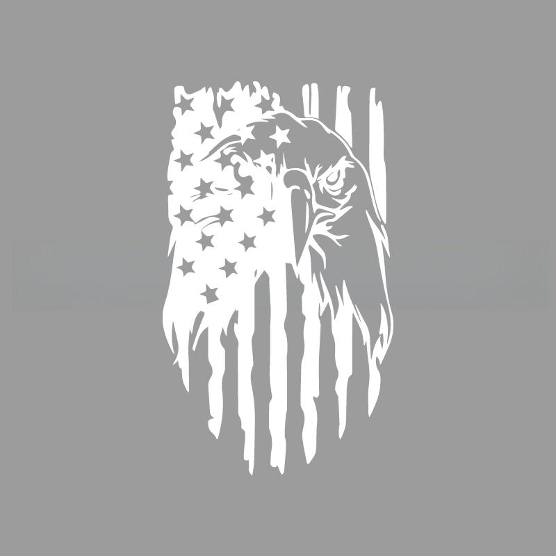 Eagle sauce one-eyed flag creative&funny stickers for cartoon fans&lover,high quality for car trucks motorcycles &laptops