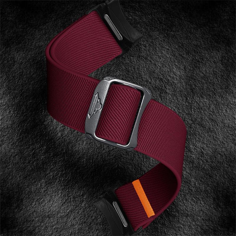 Band For Samsung Galaxy Watch 7 FE 5 Pro 4 6 Classic 44mm 40mm No Gaps Nylon Braided Sport Bracelet Correa Galaxy Watch 7 Strap