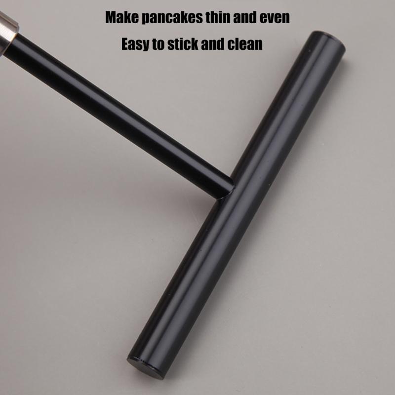 Multifunctional Stainless Steel Cooking Tool Nonstick Batter Scraper Crepes Spatula Suitable for Pancakes and Eggs